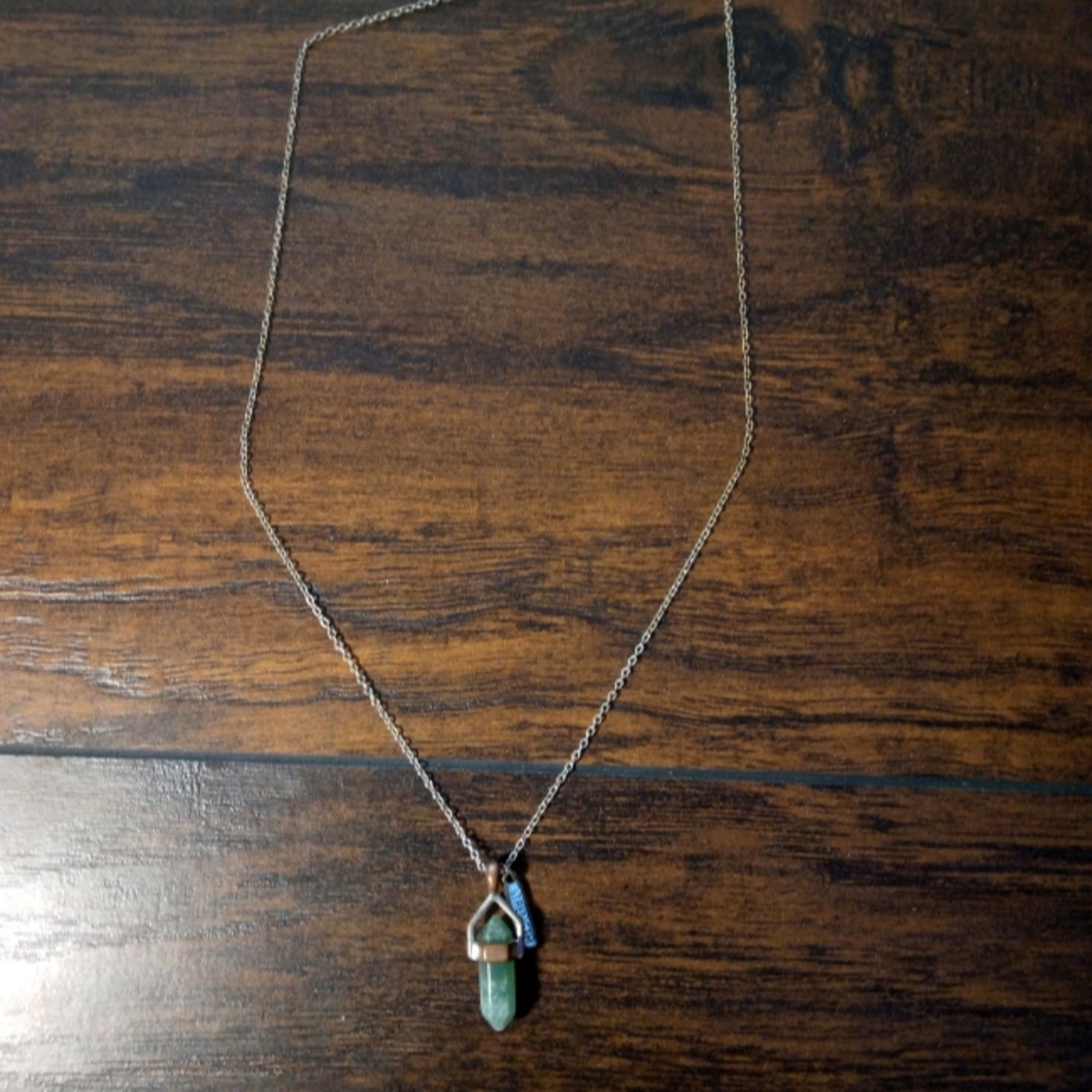 Silver Crystal Necklace